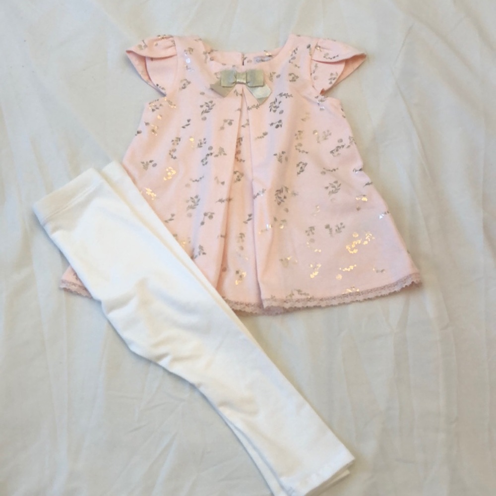 Pink and Gold Outfit